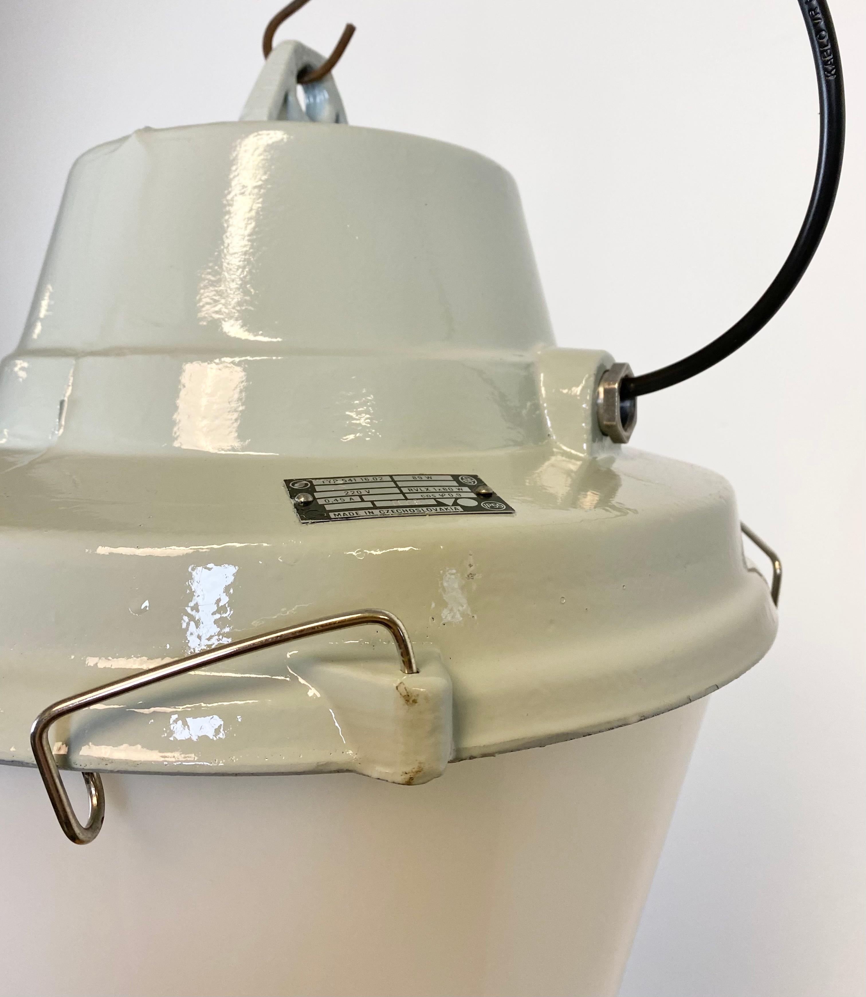 20th Century Vintage Industrial Cast Aluminium Pendant Lamp, 1990s For Sale
