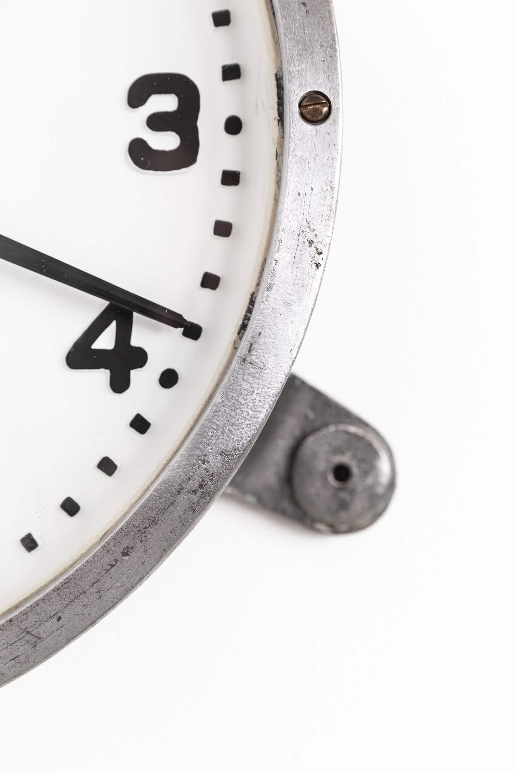 Orologio da parete industriale d'epoca in ghisa Gents of Leicester Factory, 1930 ca. In condizioni discrete in vendita a London, GB