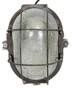 Industrielle Wandleuchte aus Gusseisen im Vintage-Stil, 1960er Jahre