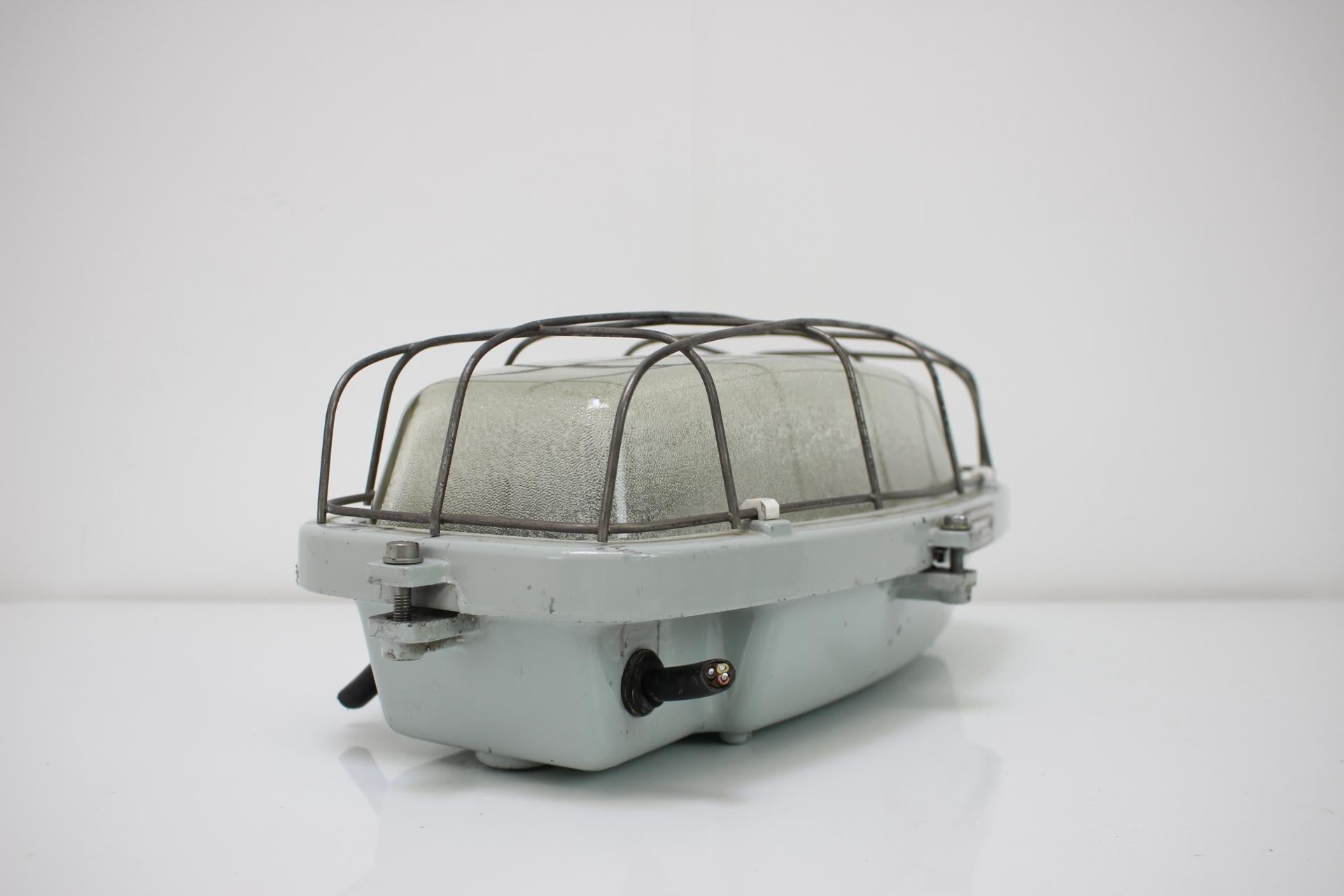 Vintage Industrial Ceiling Lamp Typ 511 32 01, Czechoslovakia, 1960's For Sale 2