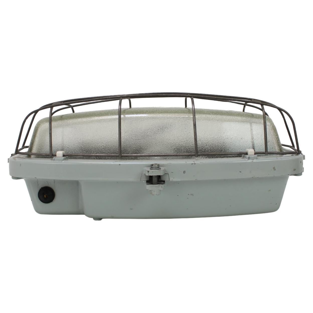 Vintage Industrial Ceiling Lamp Typ 511 32 01, Czechoslovakia, 1960's