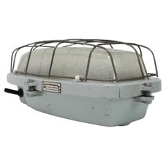Vintage Industrial Ceiling Lamp Typ 511 32 01, Czechoslovakia, 1960's
