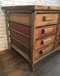 Vintage Industrial Chest of Drawers, 1950s