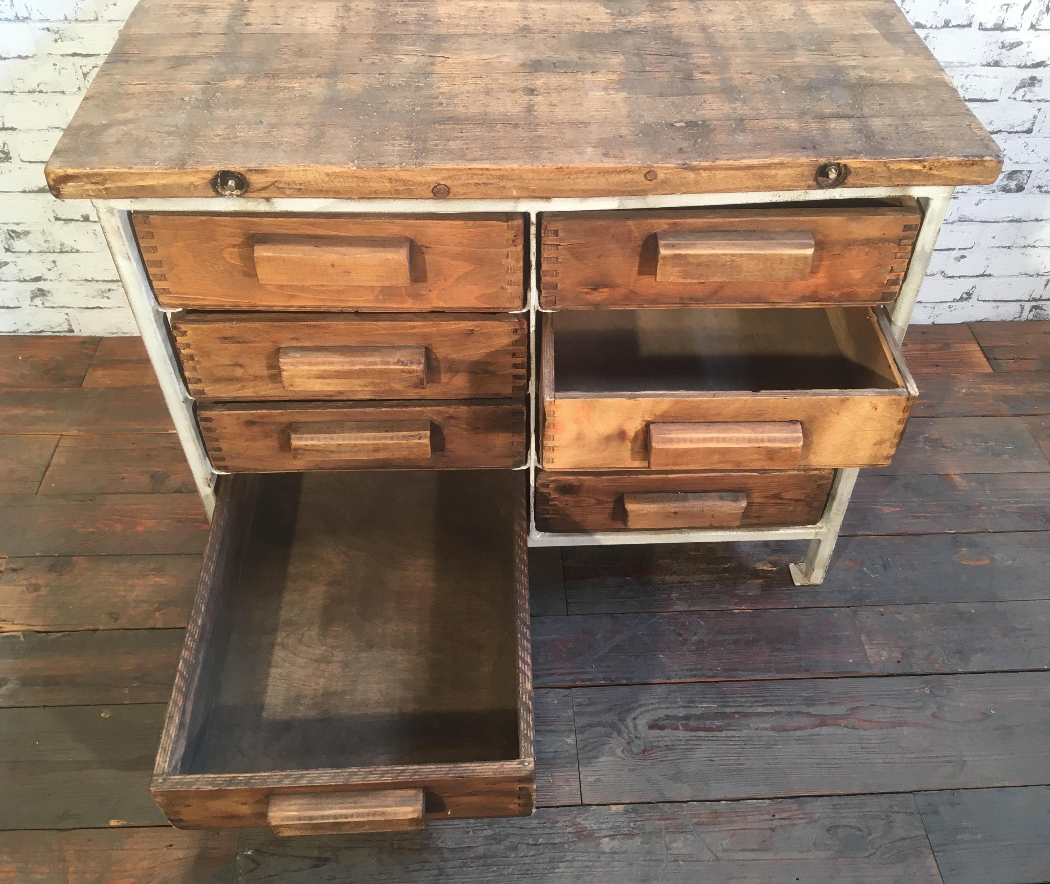 vintage industrial drawers