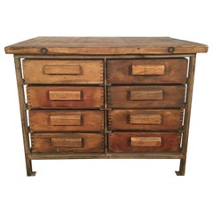Vintage Industrial Chest of Drawers, 1950s
