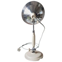 Vintage Industrial Chrome Table Stand Wall Lamp