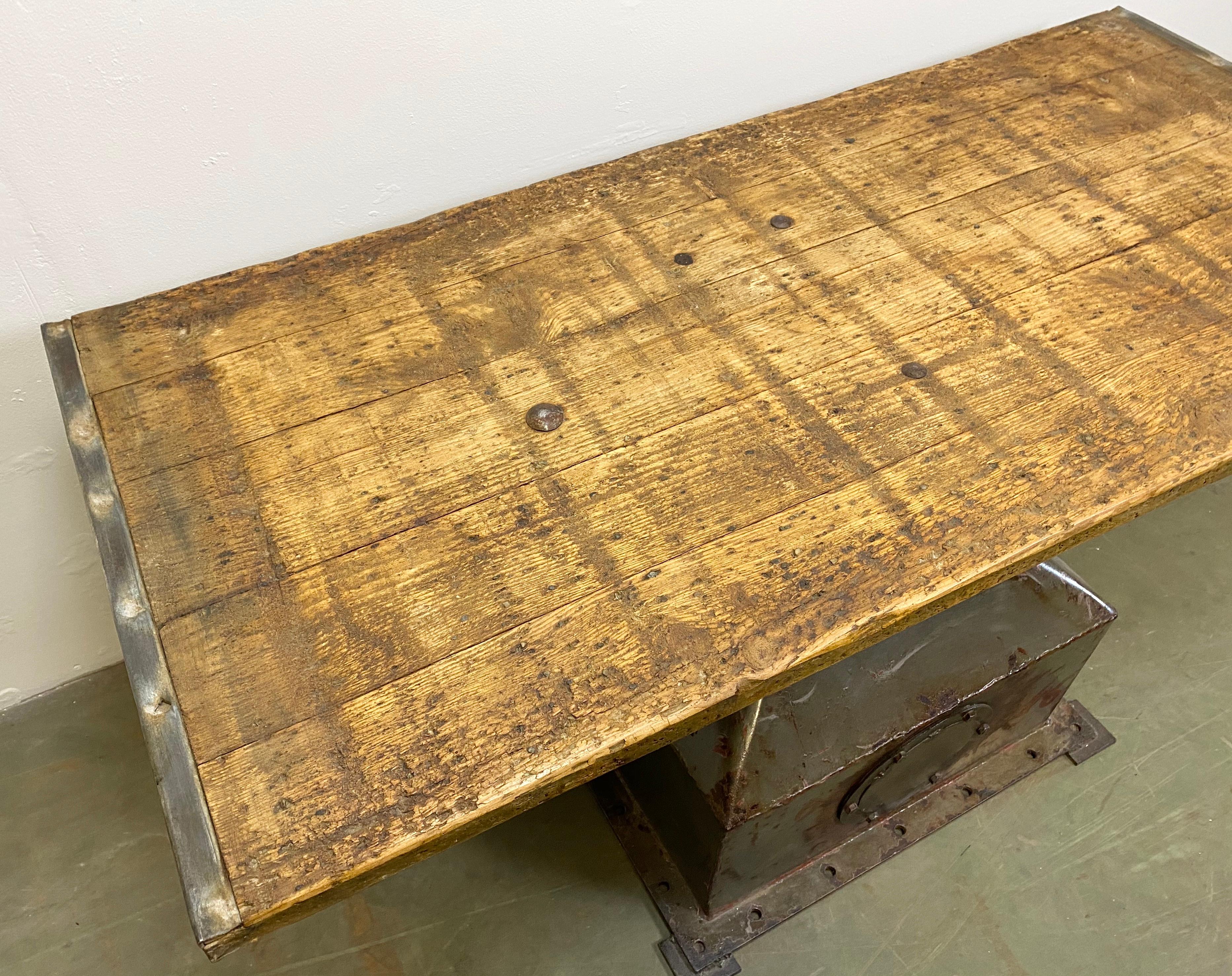 20th Century Vintage Industrial Coffee Table, 1950s