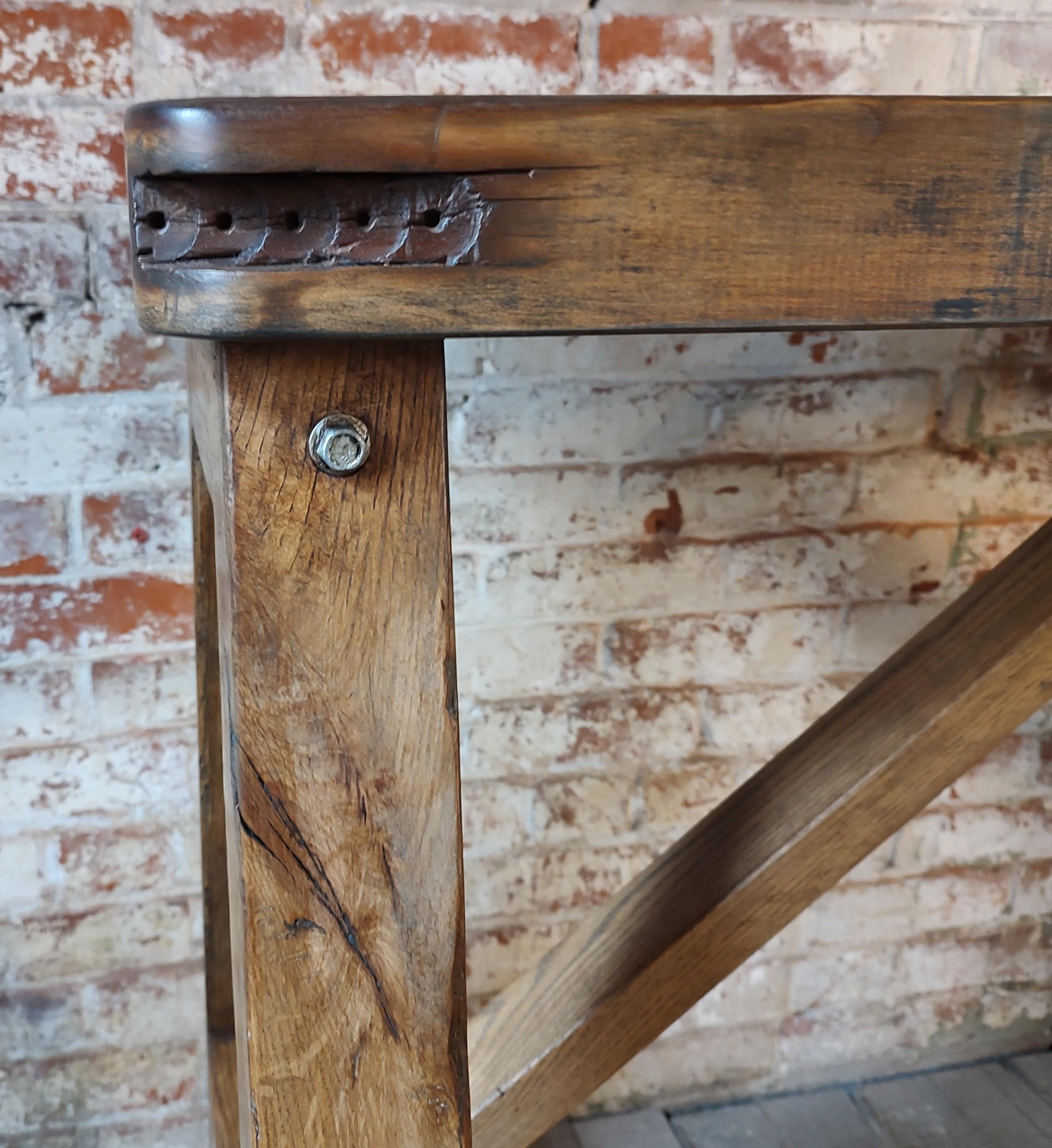 Vintage Industrial Console / Display Table For Sale 5