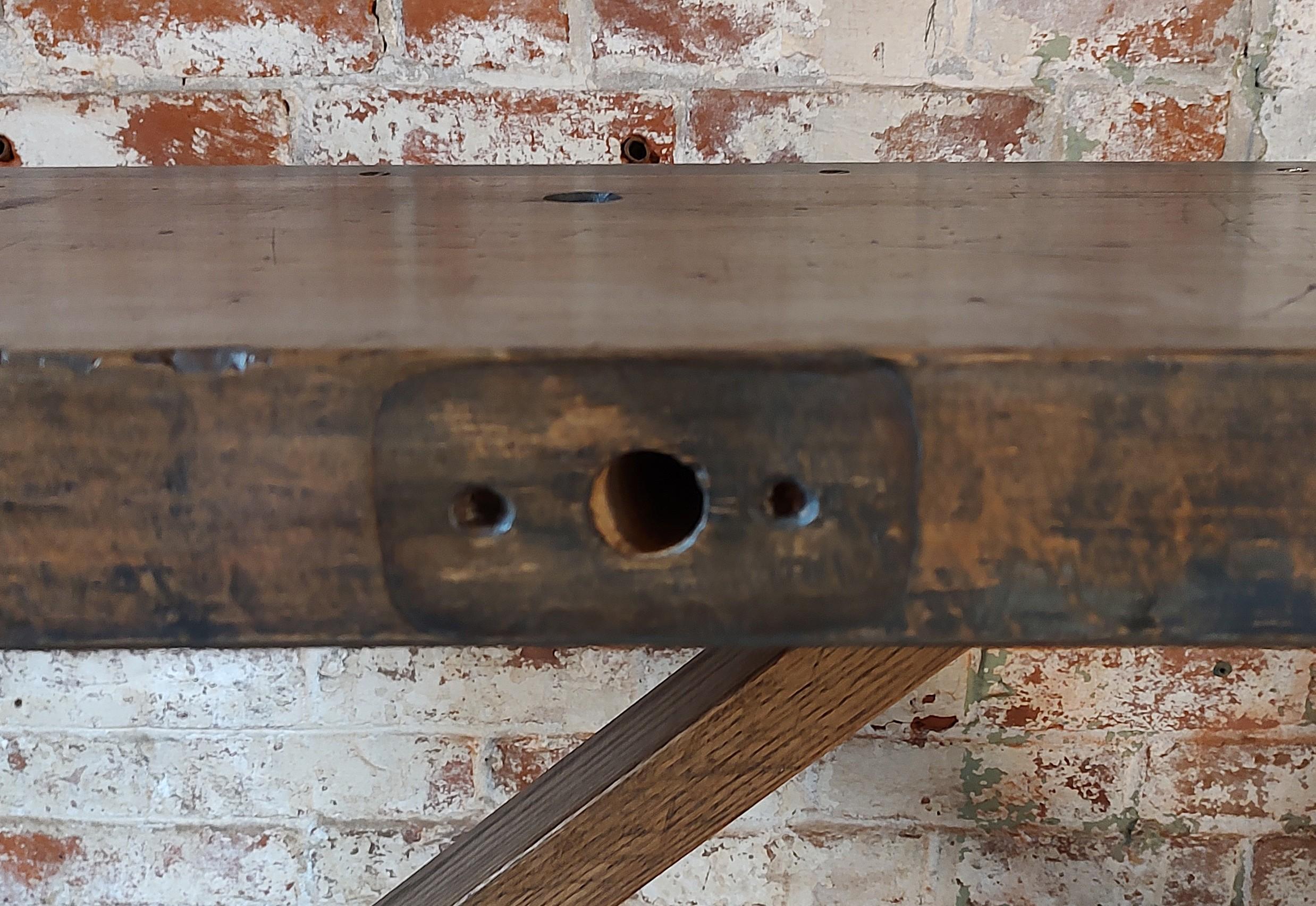 Vintage Industrial Console / Display Table For Sale 6