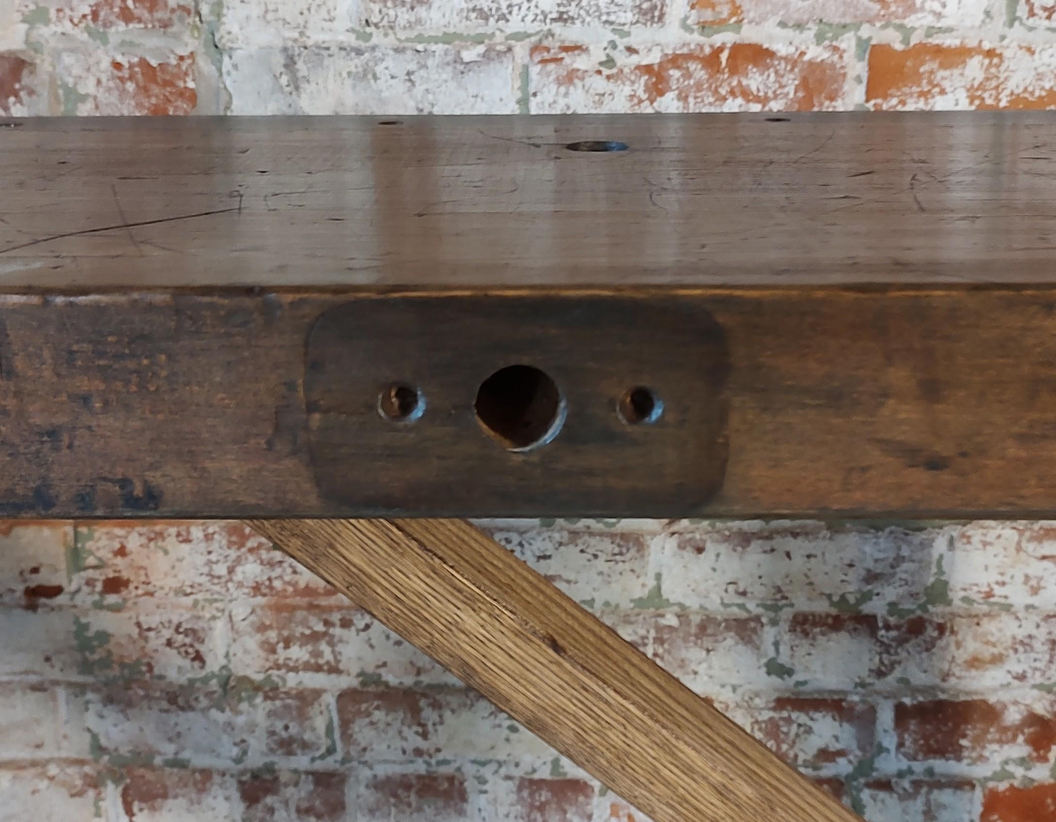 Vintage Industrial Console / Display Table For Sale 7