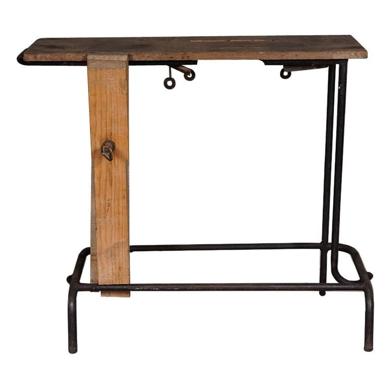 Vintage Industrial Console Table France 1940s For Sale At 1stdibs