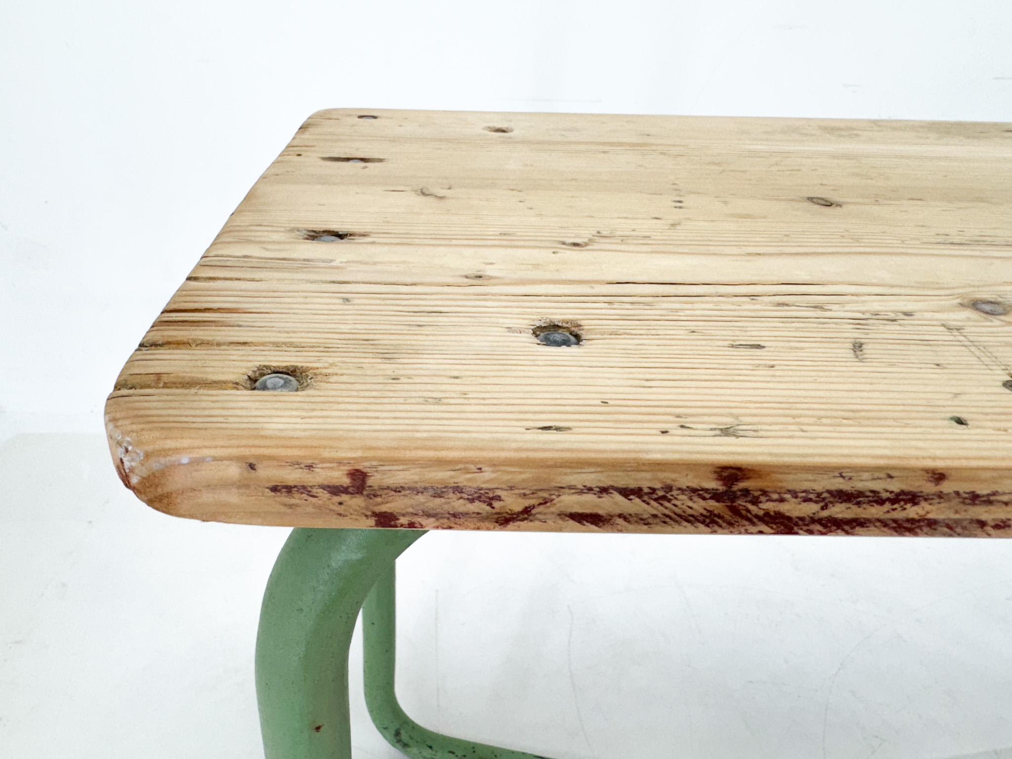 Vintage Industrial Console Table or Side Table, Czechoslovakia For Sale 2