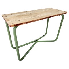 Retro Industrial Console Table or Side Table, Czechoslovakia