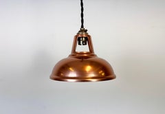Vintage Industrial Copper Ceiling Lamp, 2000s