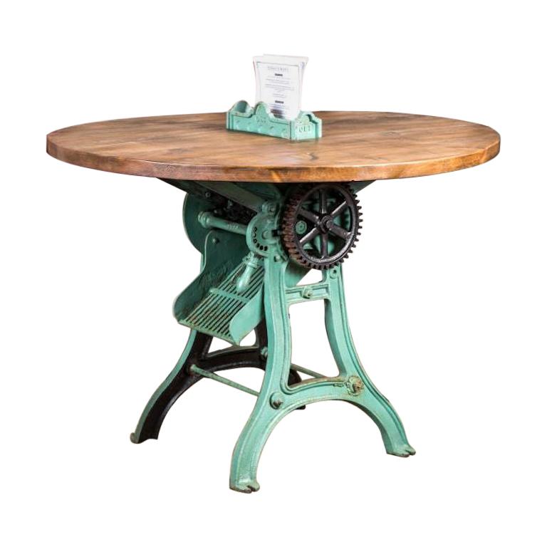 Vintage Industrial Cutter Table, 20th Century For Sale