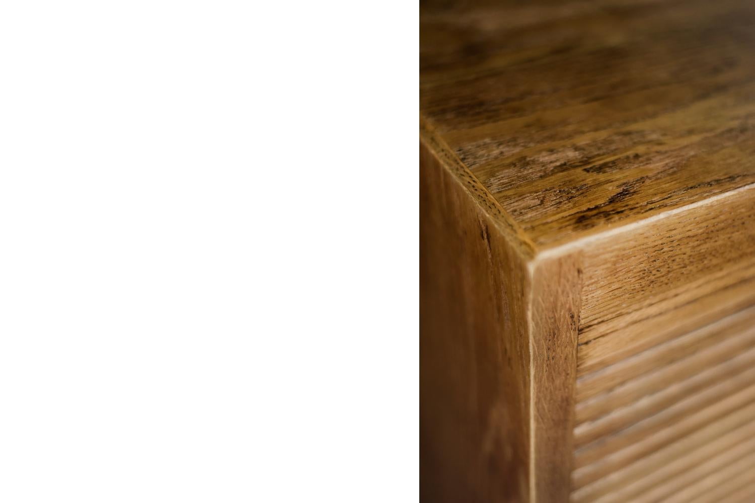 Vintage Industrial Danish Roller Shutter Brown Oak Kabinett mit mehreren Schubladen im Angebot 7