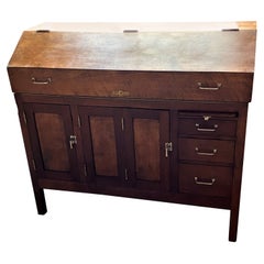 Scrivania/armadio industriale vintage