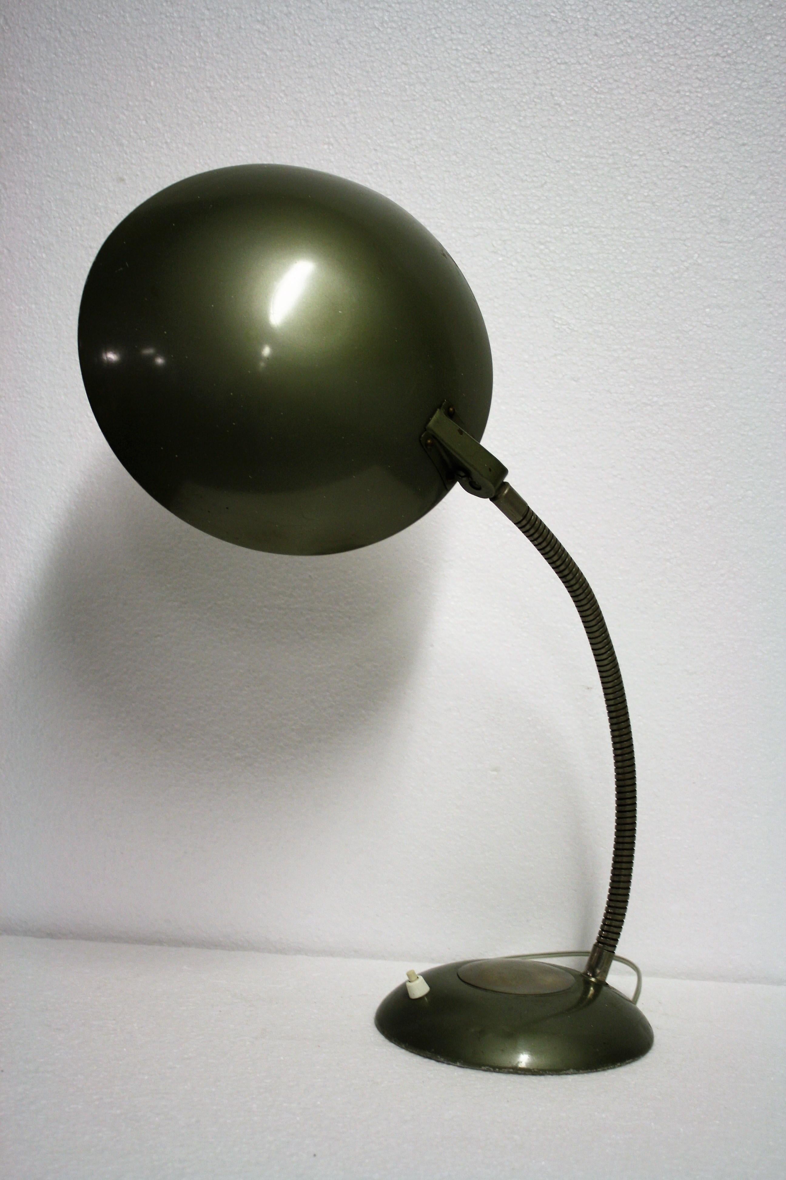 Cast Vintage Industrial Desk Lamp by Erpe, 1950s