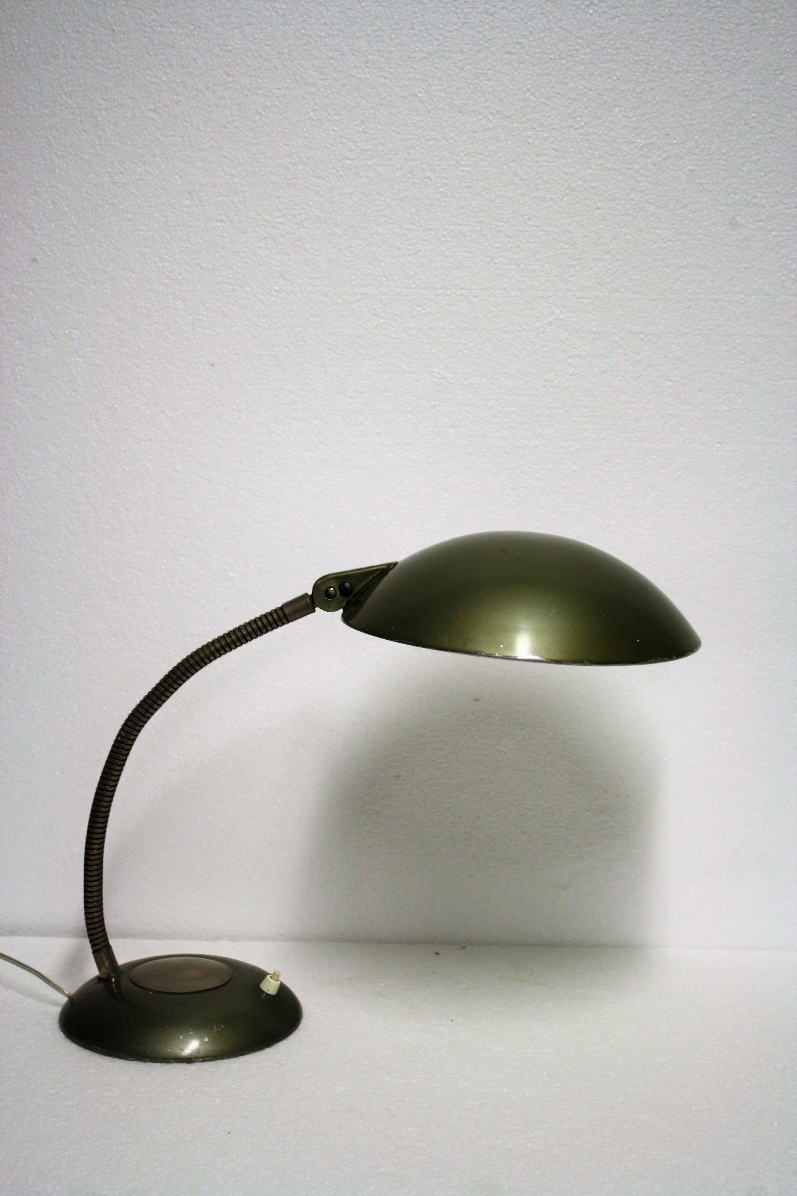 Vintage Industrial Desk Lamp by Erpe, 1950s In Good Condition In HEVERLEE, BE