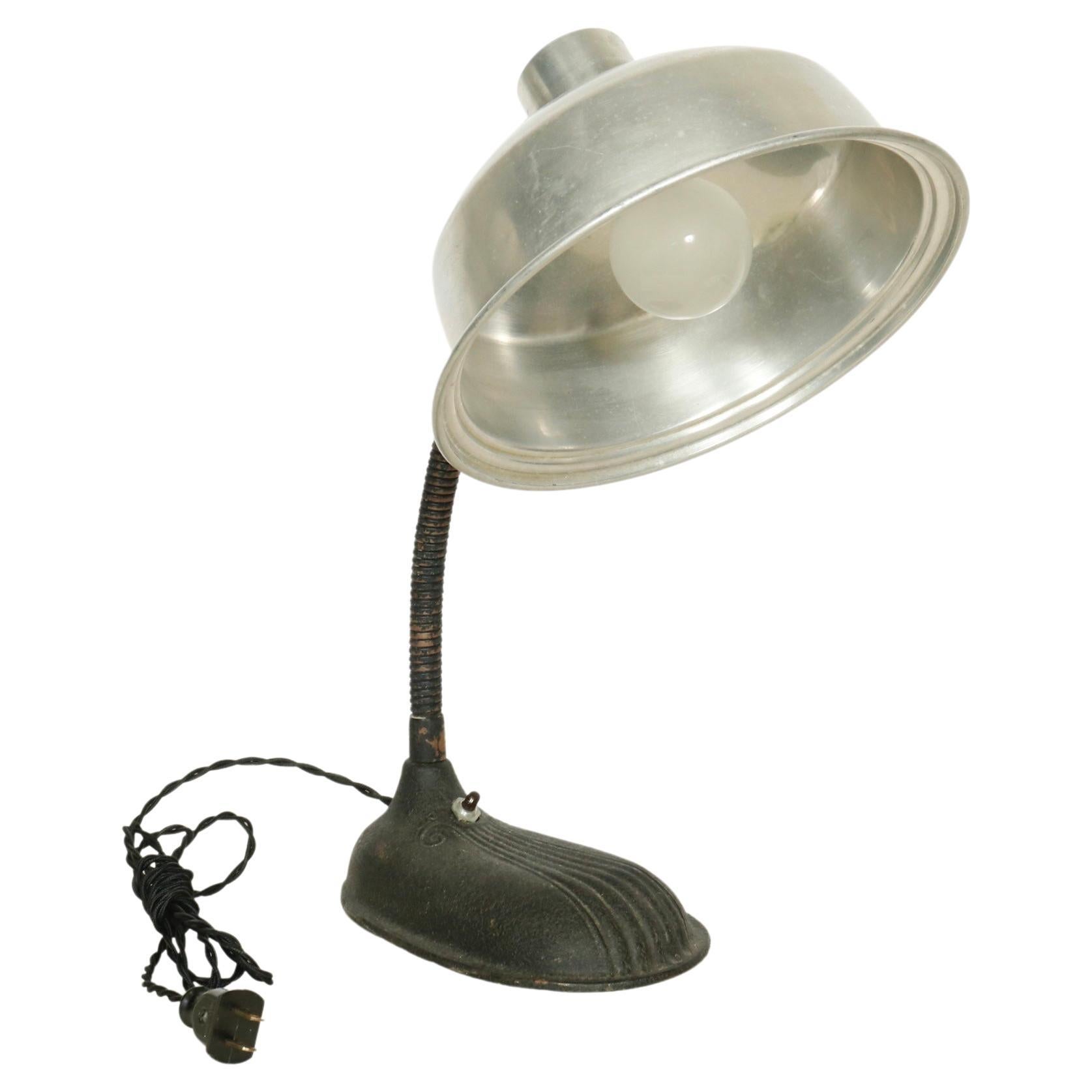 Vintage Industrial Desk Lamp For Sale