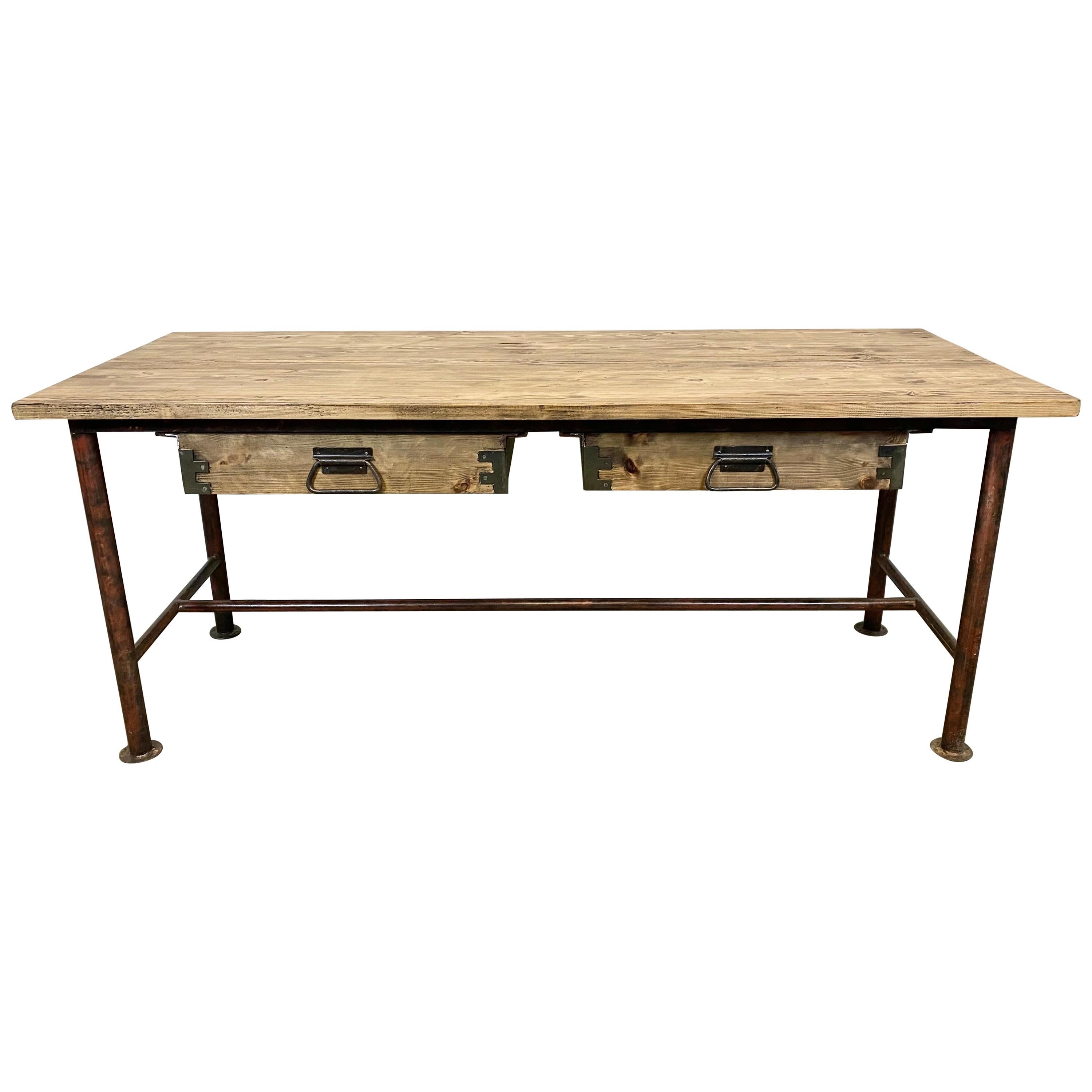 Large Vintage 1960s Marble Oval Table with Metal Base at 1stDibs