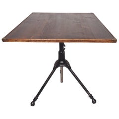 Vintage Industrial Drafting/Dining Table