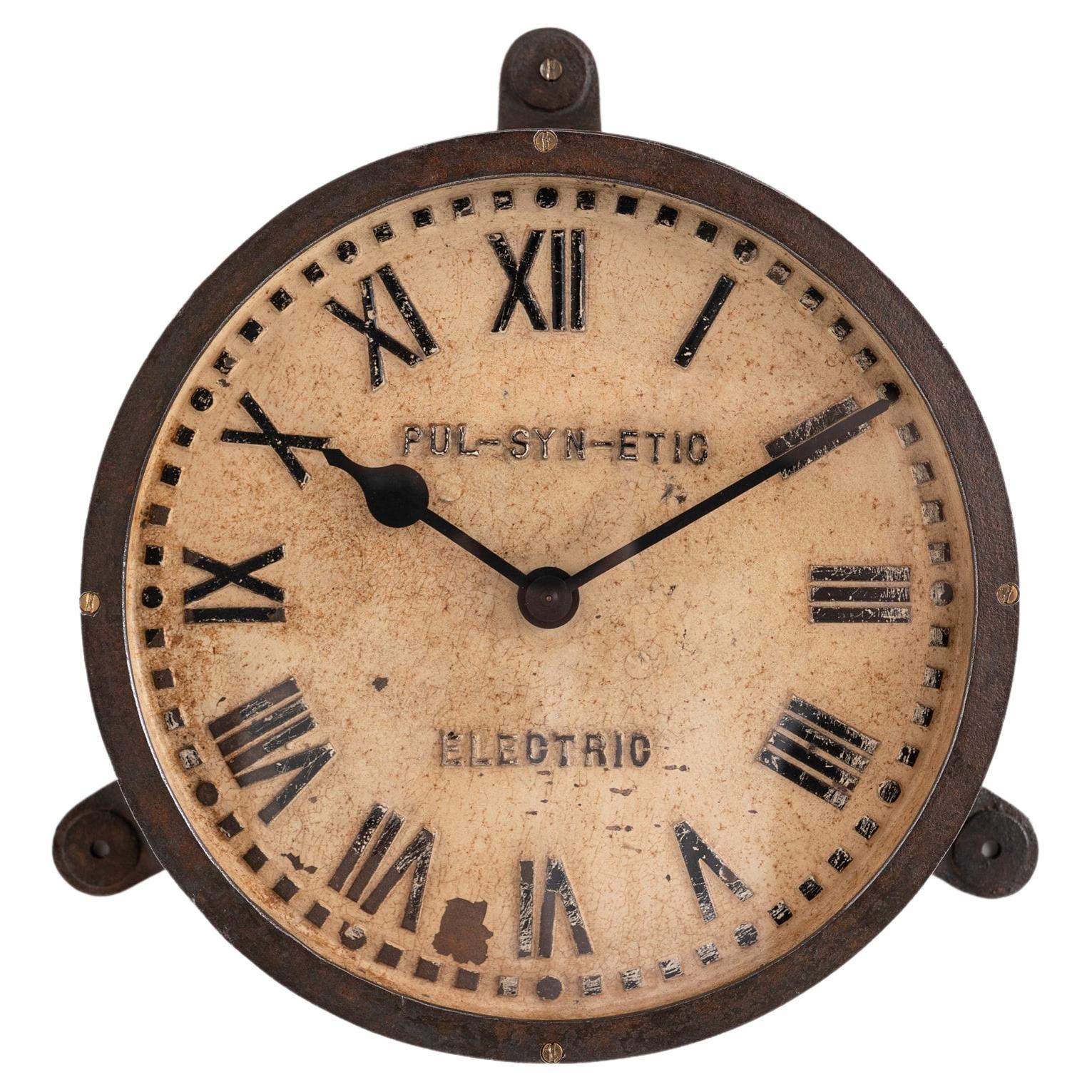 Reclaimed Gent of Leicester Extra Large Industrial Clock at 1stDibs
