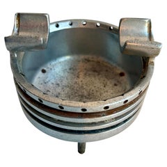 Vintage Industrial Engine Piston Head Ashtray