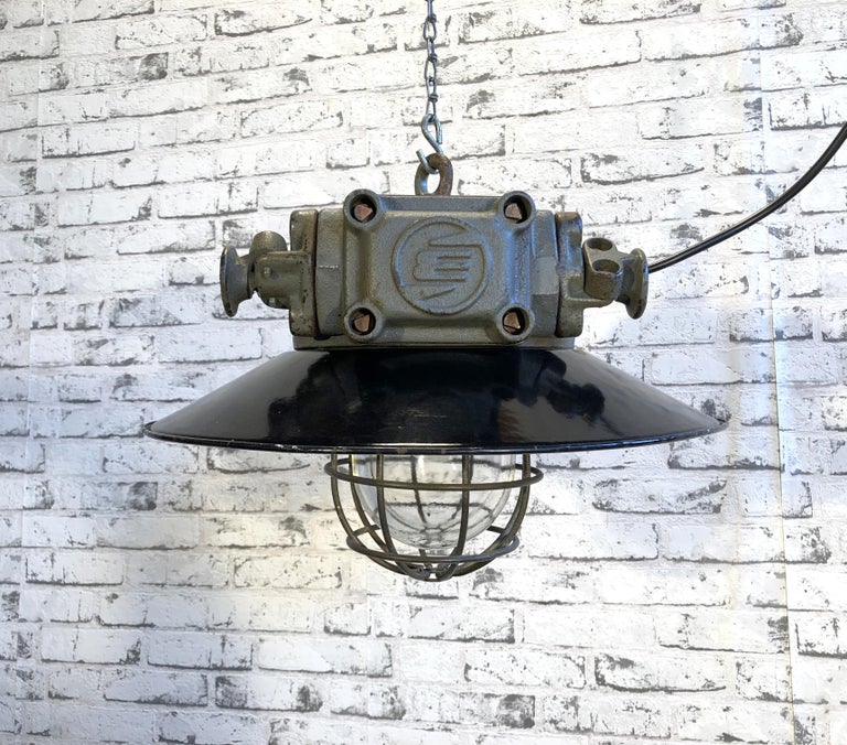 Vintage Industrial Explosion Proof Lamp 1960s