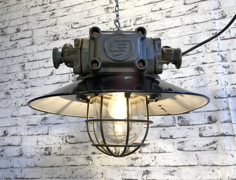 Vintage Industrial Explosion Proof Lamp, 1960s at 1stDibs