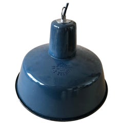 Vintage Industrial Factory Ceiling Lamp from Wikasy A23, 1960s