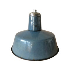 Vintage Industrial Factory Ceiling Lamp from Wikasy A23, 1960s