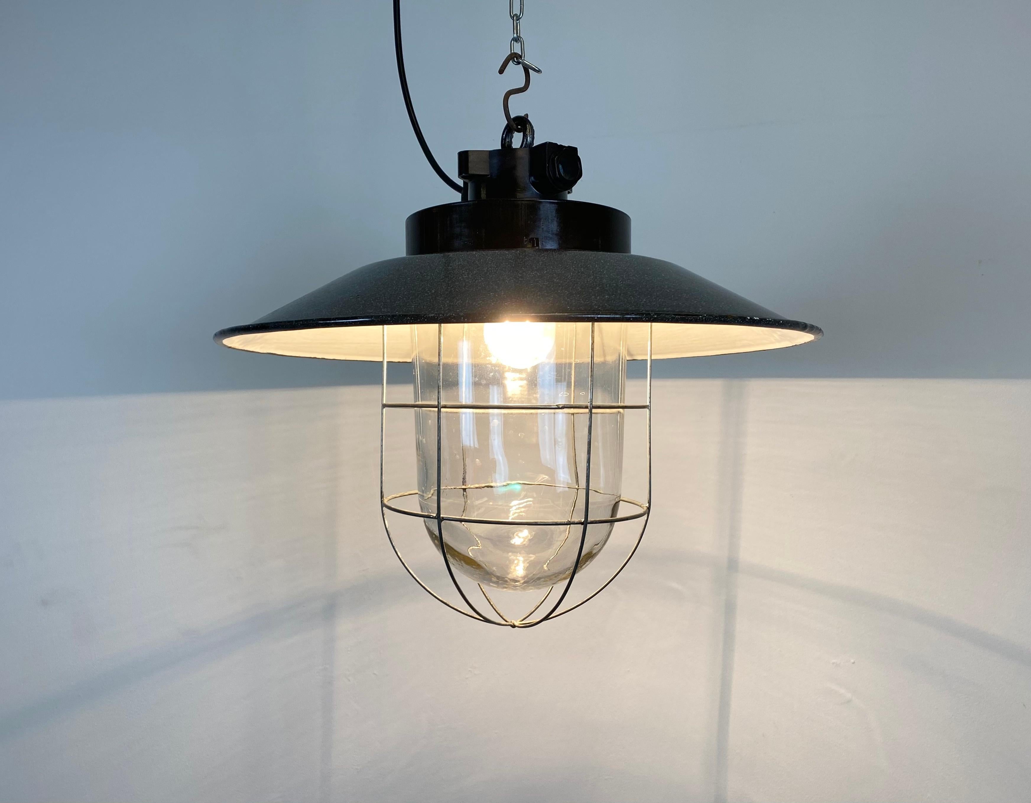 20th Century Vintage Industrial Factory Hanging Lamp, 1960s