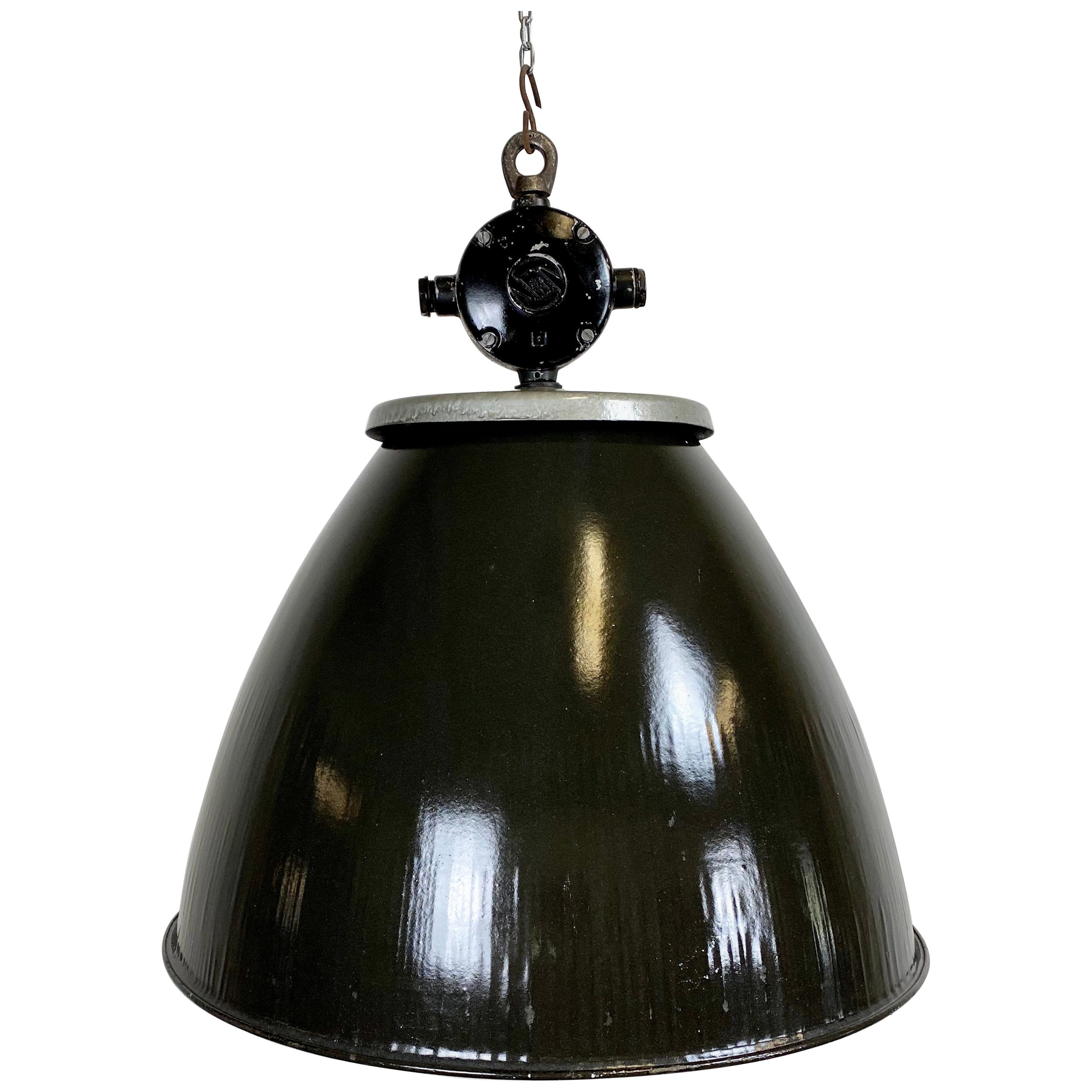 Vintage Industrial Factory Lamp, 1960s For Sale