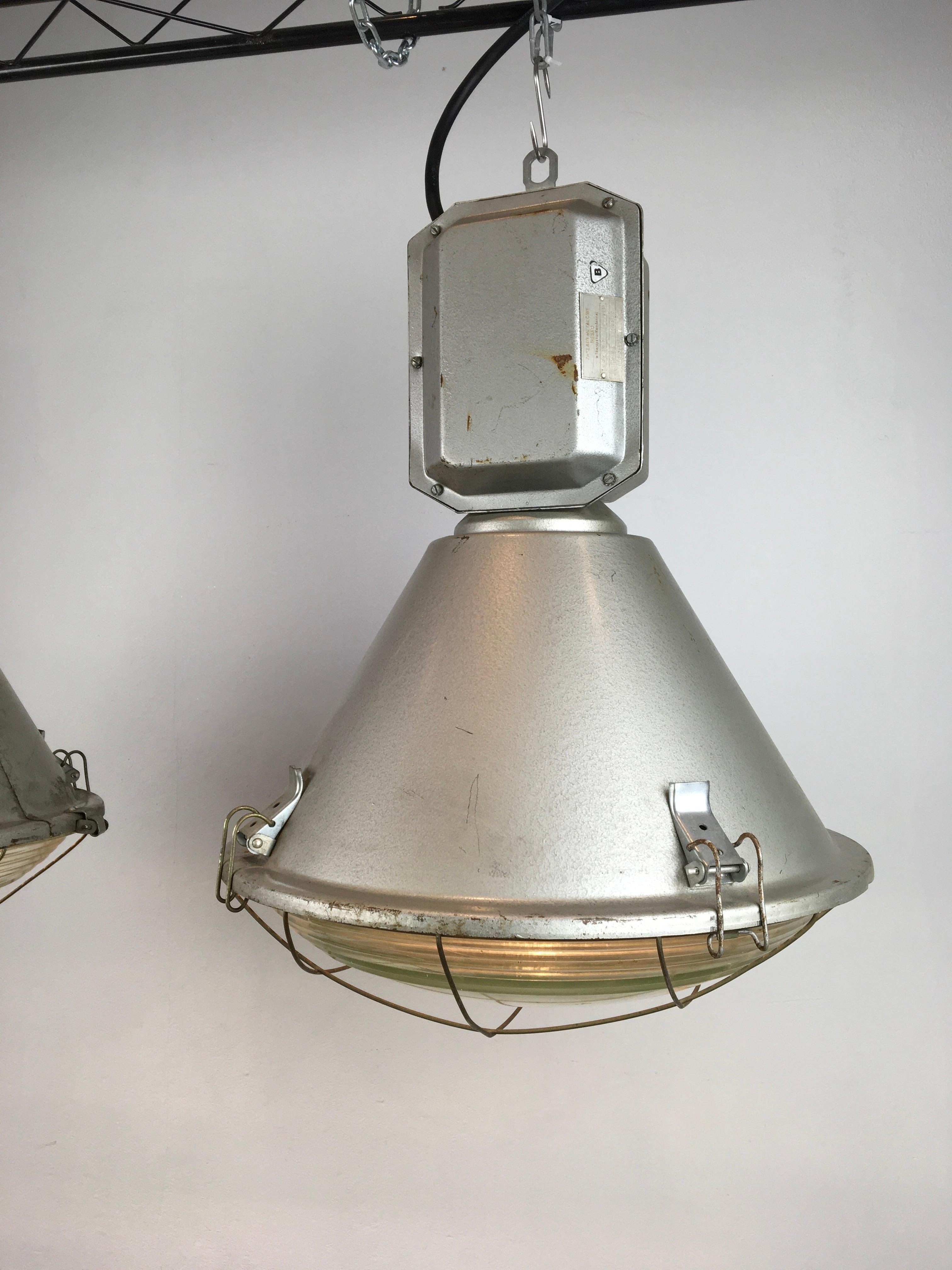 Vintage Industrial Factory Lights, 1990s For Sale 6