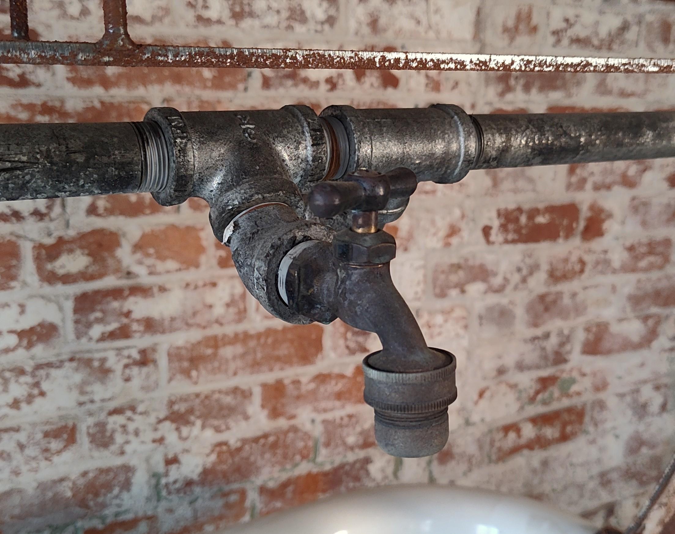 Vintage Industrie Fabrik Trog Waschbecken im Angebot 5