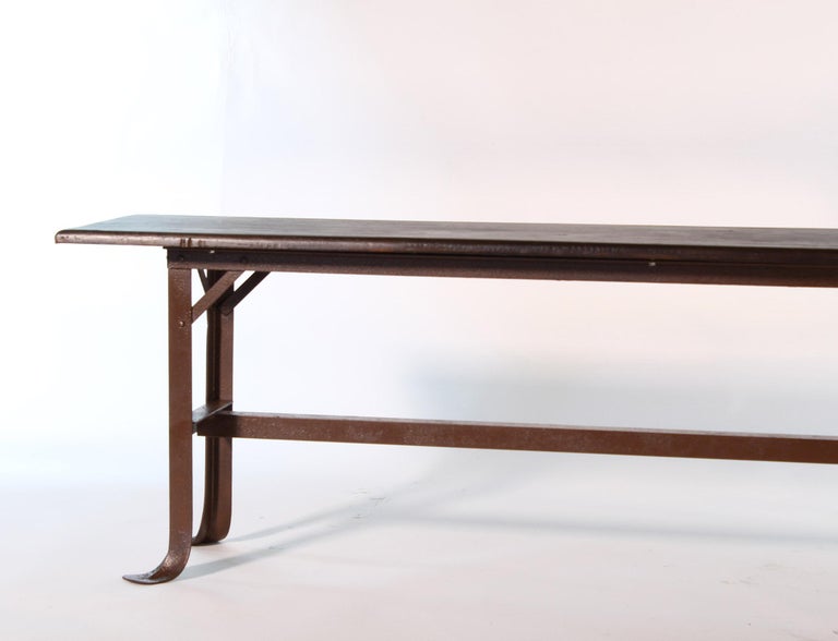 Vintage Industrial Factory Waiting Bench At 1stdibs