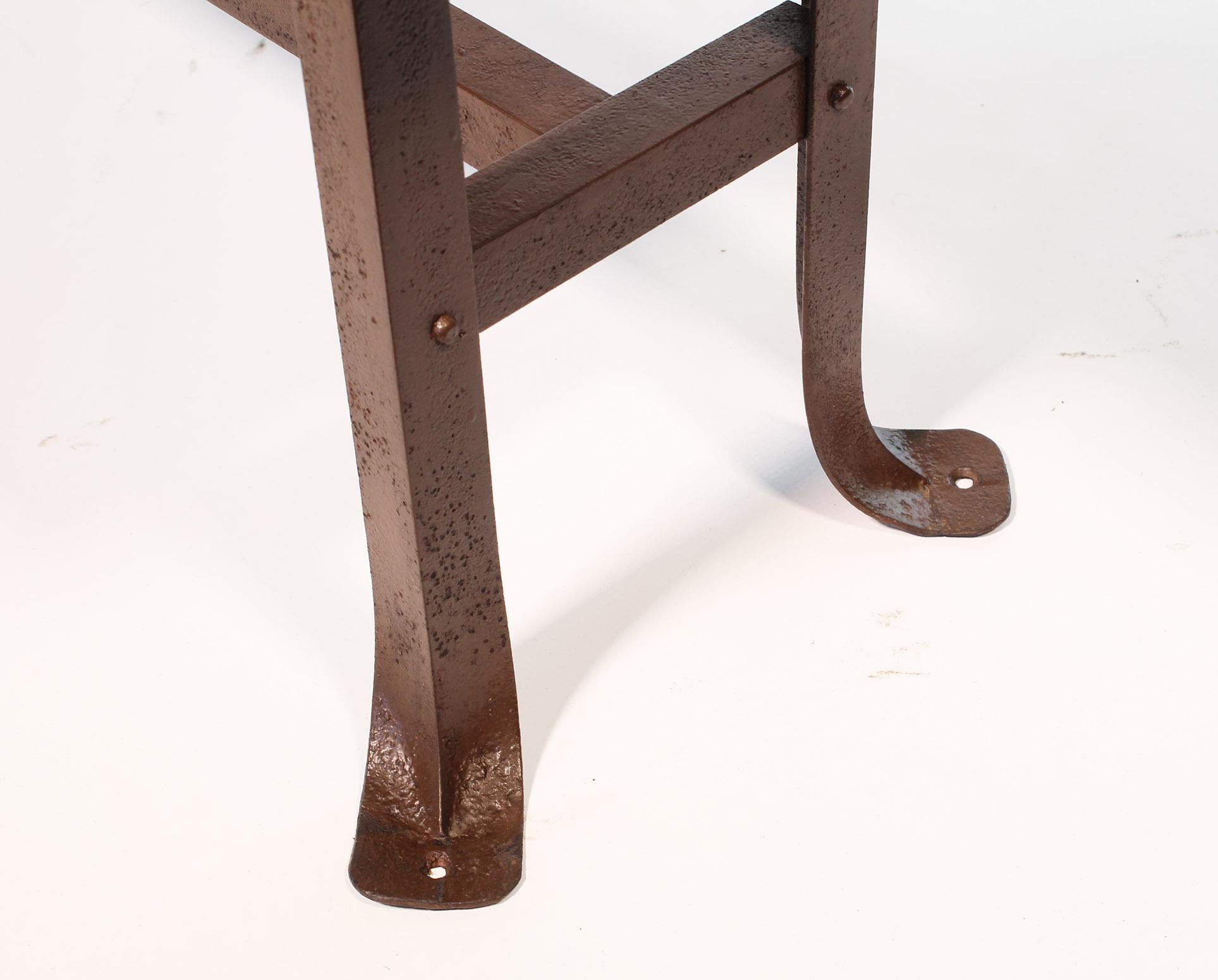 American Vintage Industrial Factory Waiting Bench