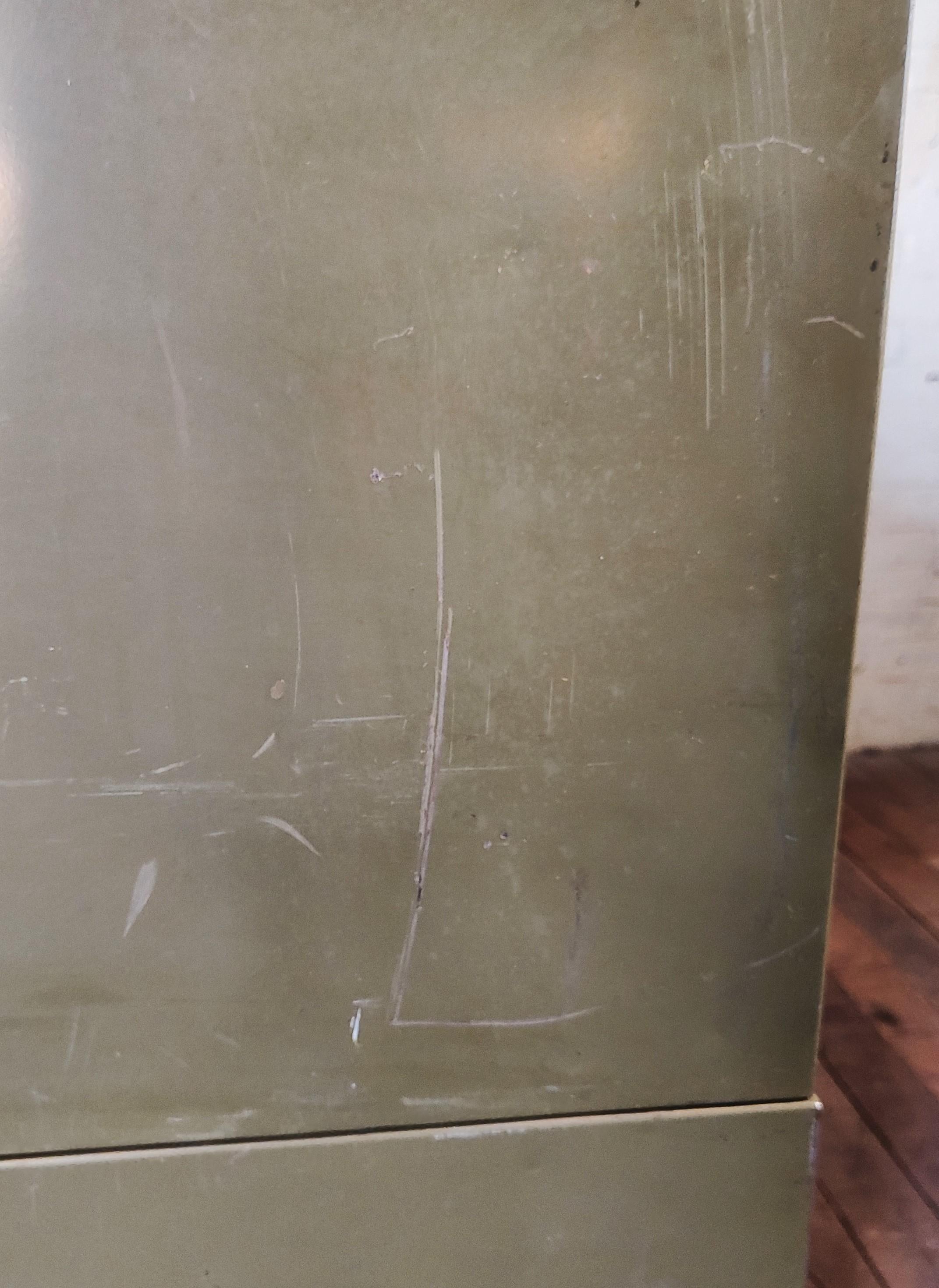 Flacher Aktenschrank Vintage Industrial 12