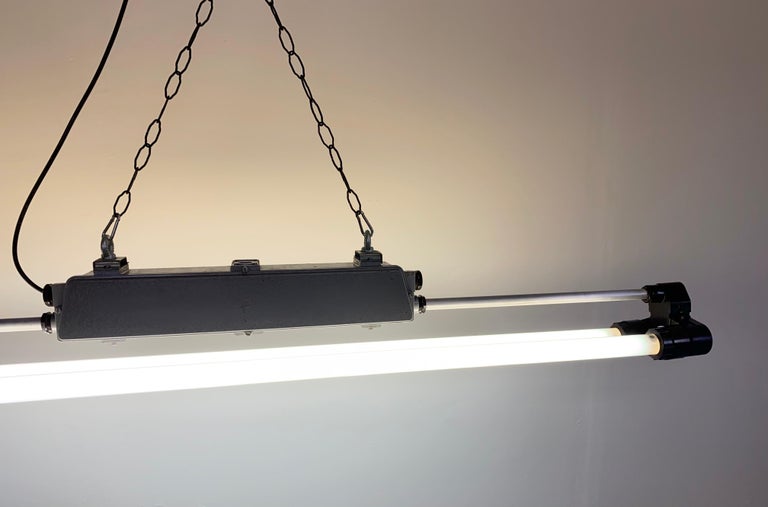 Vintage Industrial Fluorescent Light 1970s For Sale at 1stDibs vintage fluorescent light fixtures for sale industrial fluorescent ceiling lights industrial fluorescent lighting fixtures