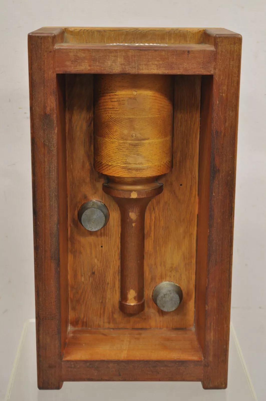 Fonderia industriale d'epoca in legno Stampo per blocchi architettonici Valcor Engine Corp in vendita 5