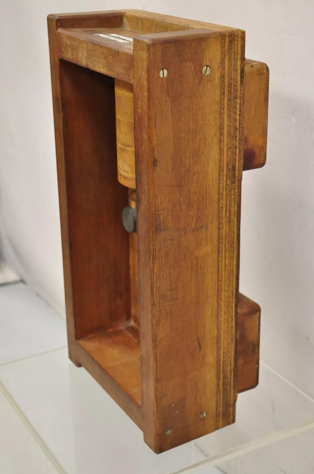 Fonderia industriale d'epoca in legno Stampo per blocchi architettonici Valcor Engine Corp in vendita 1