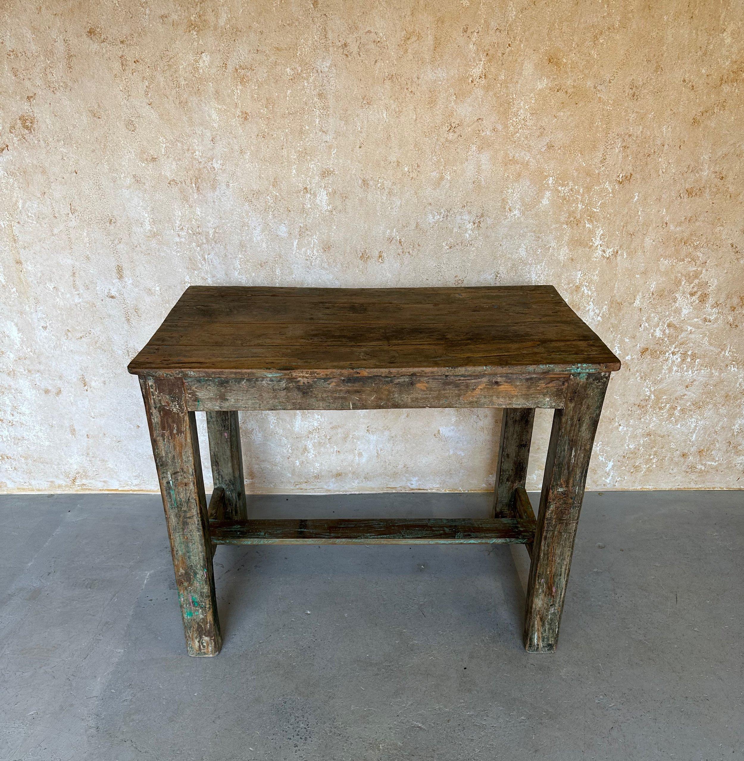 Mesa de trabajo industrial francesa vintage en Bueno estado para la venta en Buchanan, NY