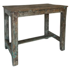 Antique Industrial French Work Table