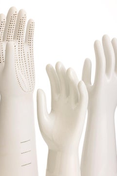 Vintage Industrial Glove Mold Ceramic