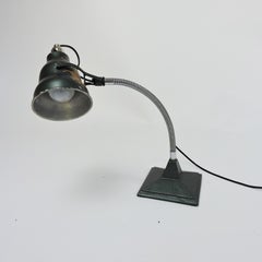Vintage Industrial Gooseneck Table Lamp, 1950s