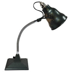Vintage Industrial Gooseneck Table Lamp, 1950s