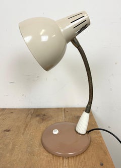 Vintage Industrial Gooseneck Table Lamp, 1960s