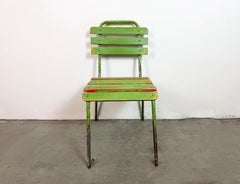 Vintage Green Industrial Chair, 1960s