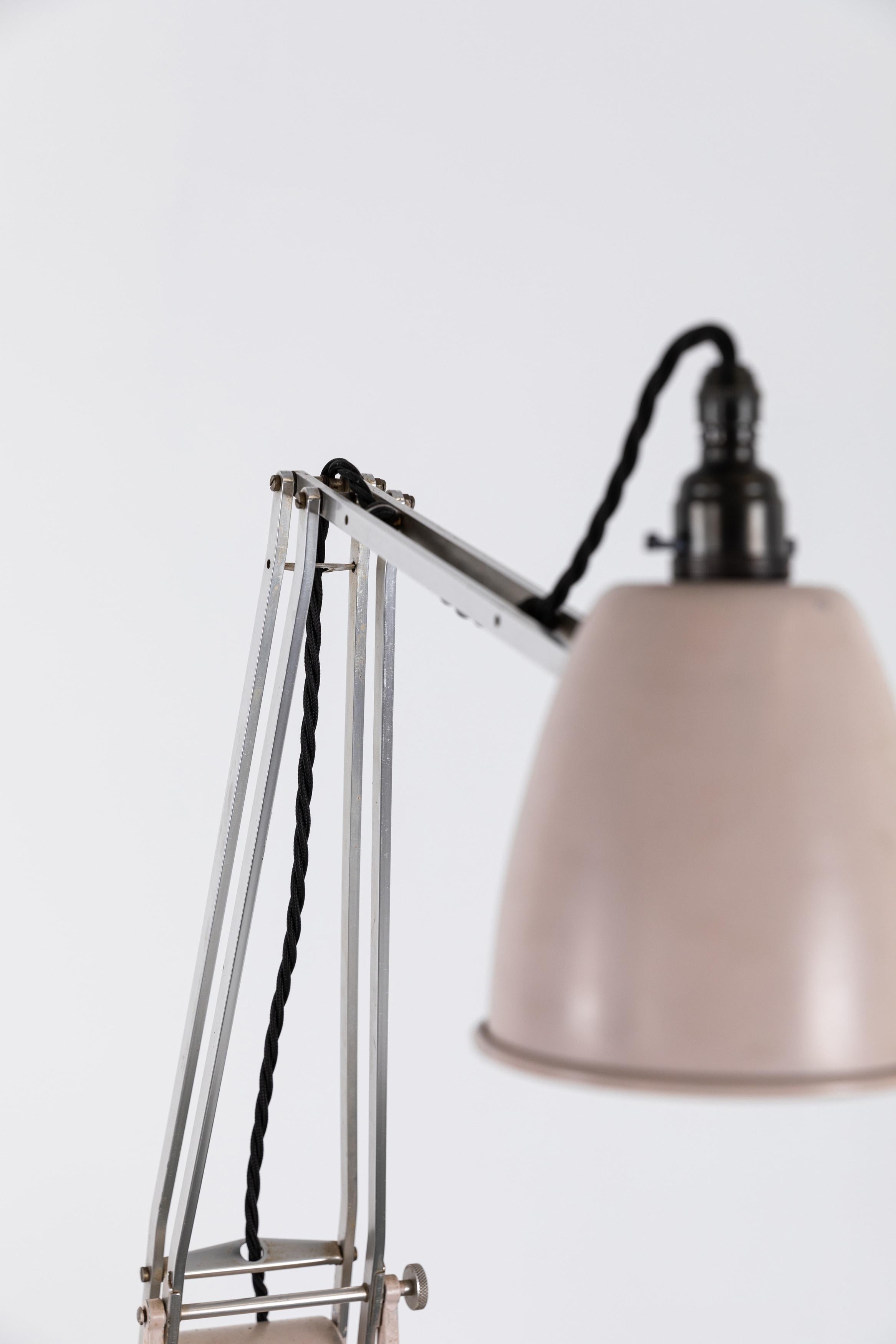 Milieu du XXe siècle Lampe de bureau vintage industrielle Hadrill & Hortsmann à contrepoids « Roller », vers 1940 en vente